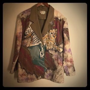 Hand painted blazer